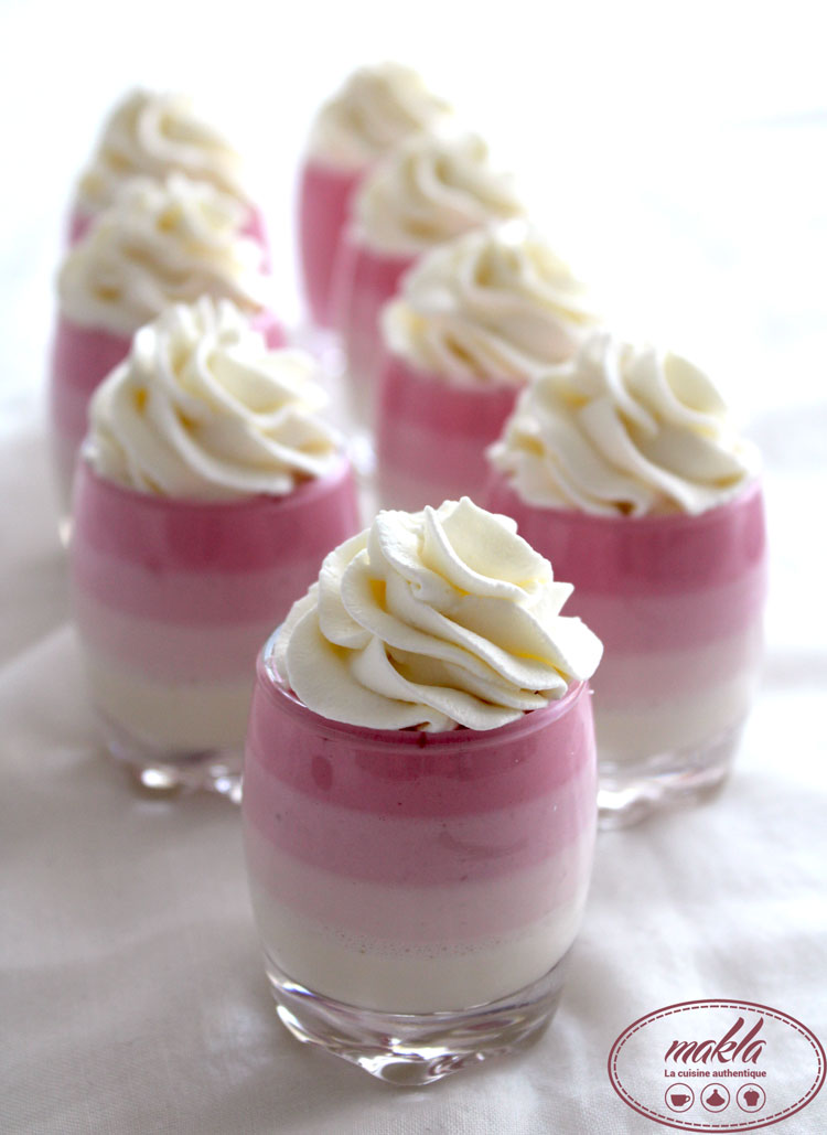 Panna Cotta La Fraise En D Grad De Couleurs Makla La Cuisine