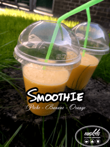 Lire la suite à propos de l’article Smoothie | Pêche – Banane – Orange