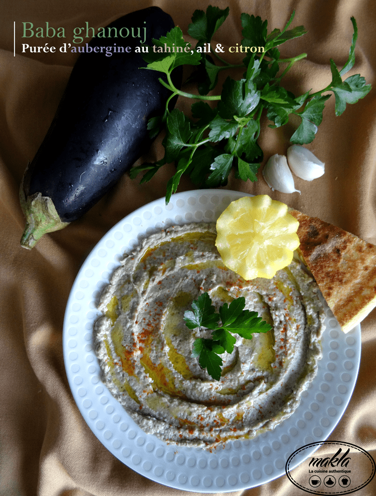 Lire la suite à propos de l’article Baba ghanouj – Purée d’aubergine au tahiné, ail et citron