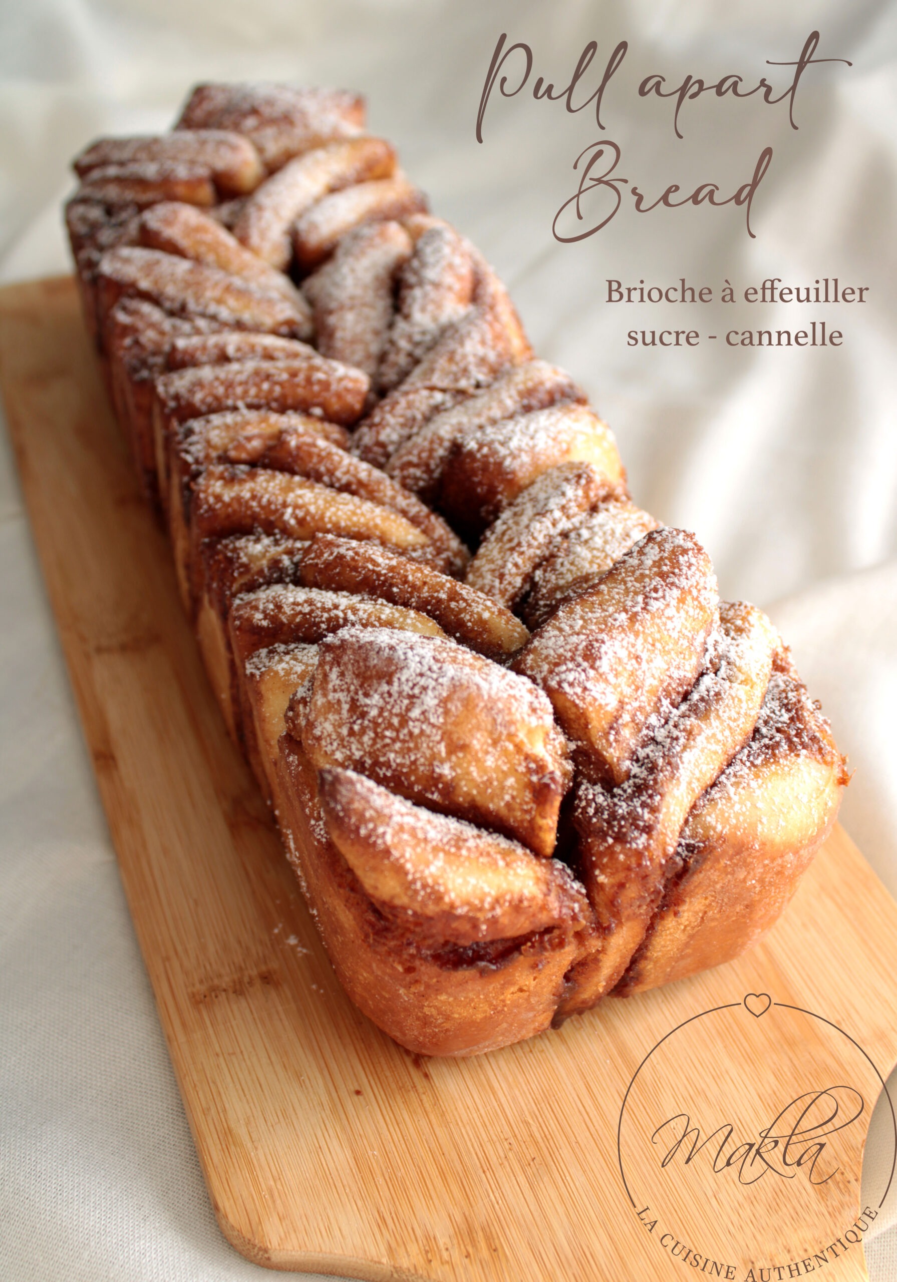 Lire la suite à propos de l’article Pull apart bread – Brioche à effeuiller | Sucre – Cannelle