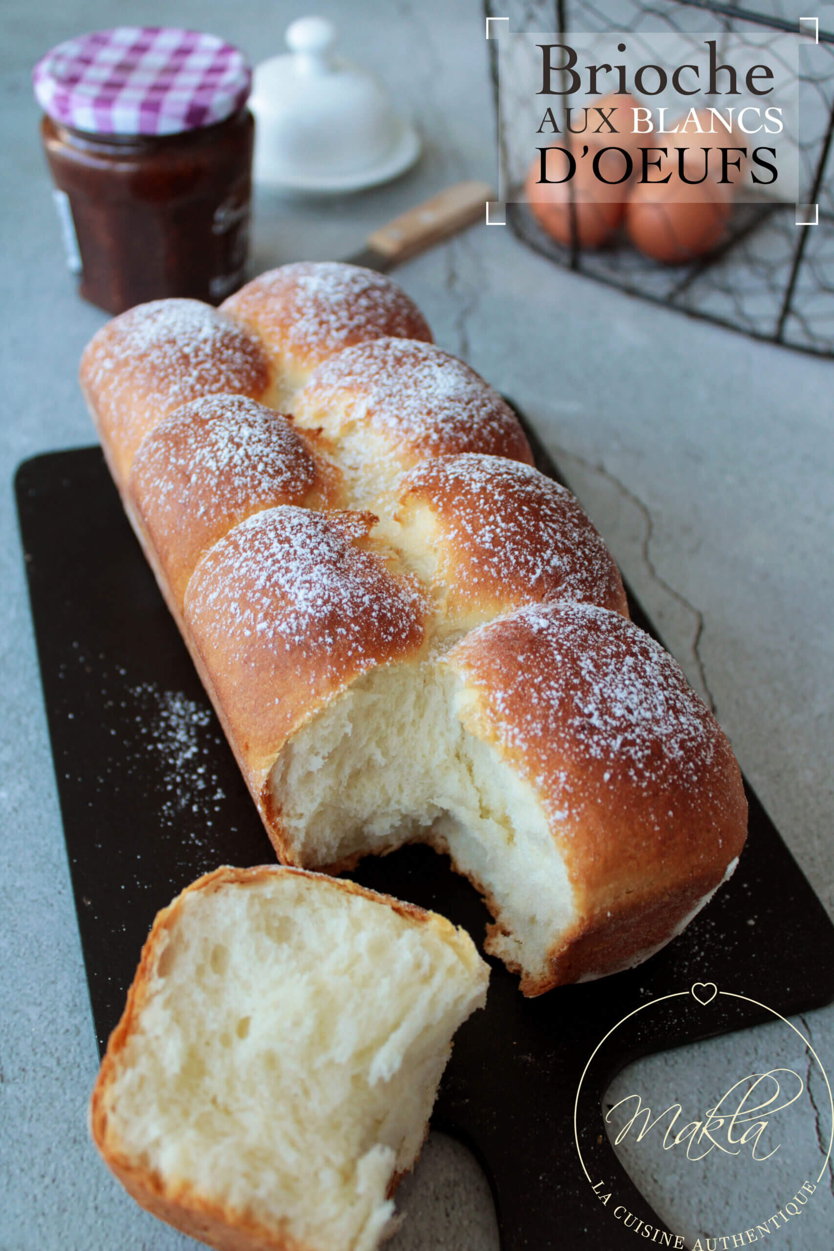 Lire la suite à propos de l’article Brioche moelleuse aux blancs d’oeufs