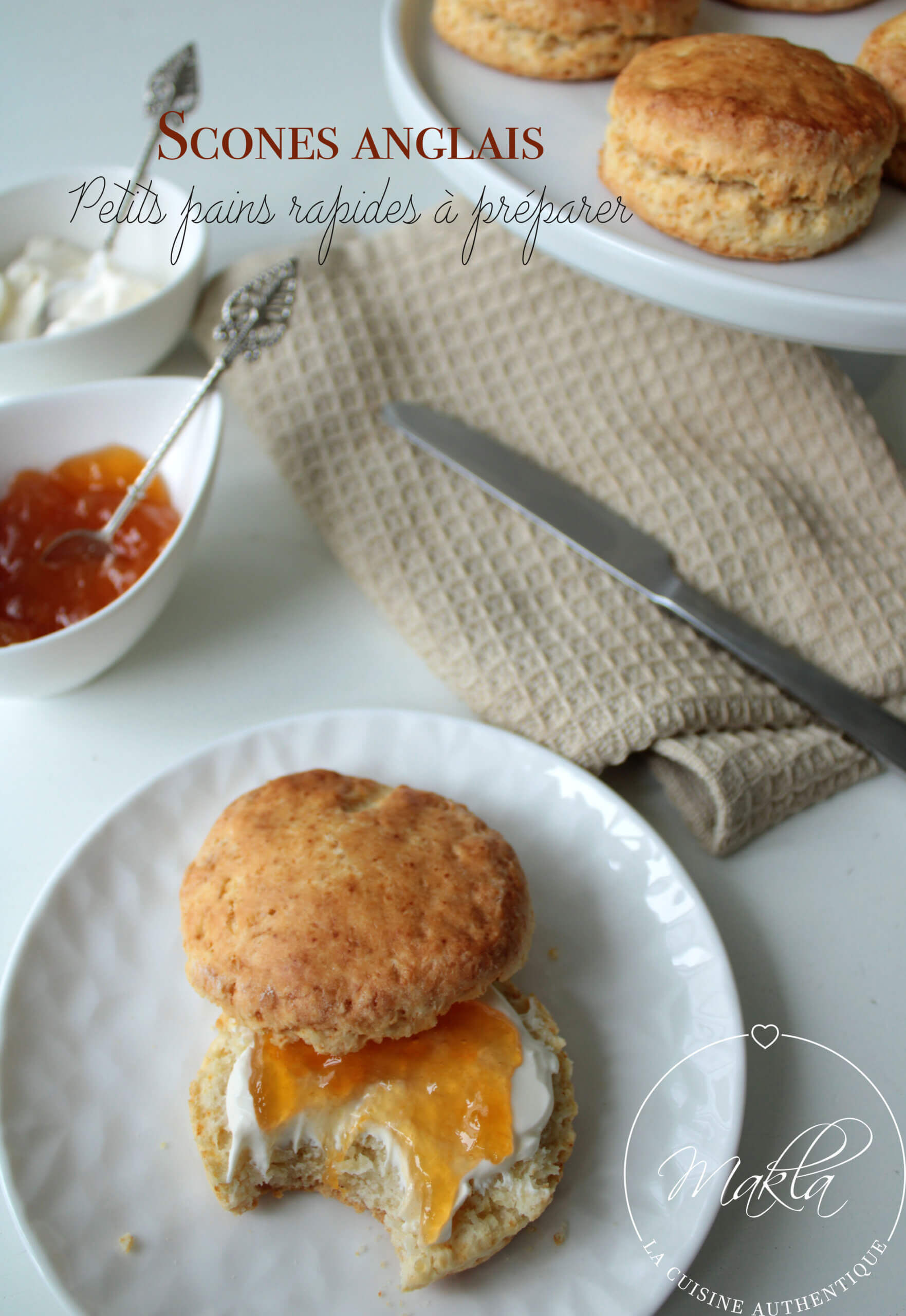 Lire la suite à propos de l’article Scones anglais – Petits pains rapides à préparer